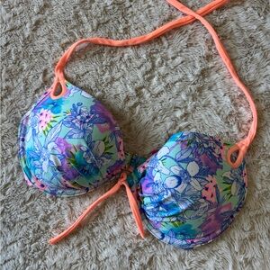 Vintage Victoria's Secret multicoloured bikini top Size 36D